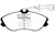 EBC 91-92 Audi 100 Quattro 2.3 (Girling) Redstuff Front Brake Pads - DP3711C