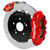 Wilwood Narrow Superlite 4R Front Hat Kit 12.88in Drill Red Honda S2000 - 140-16347-R User 1