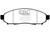 EBC 05+ Nissan Frontier 2.5 2WD Ultimax2 Front Brake Pads - UD1094 EBC 05+ Nissan Frontier 2.5 2WD Ultimax2 Front Brake Pads - UD1094