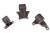 Innovative 90-93 Accord H/F Series Black Steel Mounts 85A Bushings - 29351-85A User 1