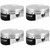 Manley Mitsubishi 4G63/4G63T EVO VIII/IX 85mmSTD -2.5cc Dish Platinum Lightweight Piston Set w/Rings - 606400CE-4 User 1