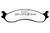 EBC 98-03 Dodge B250 B2500 Cargo 2500 Van 3/4 Ton Yellowstuff Front Brake Pads - DP41266R