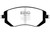 EBC 04-06 Saab 9-2X 2.0 Turbo Yellowstuff Front Brake Pads - DP41661R