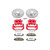 Power Stop 11-14 Ford Mustang Front Z26 Street Warrior Brake Kit w/Calipers - KC5407-26