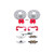 Power Stop 2000 BMW 323i Front Z26 Street Warrior Brake Kit w/Calipers - KC869-26