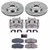 Power Stop 01-06 Hyundai Santa Fe Front Autospecialty Brake Kit w/Calipers - KCOE5250