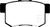 EBC 05-06 Honda CR-V 2.4 Greenstuff Rear Brake Pads - DP61193/2