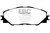 EBC 06-08 Toyota RAV 4 2.4 (3rd Row Seats) Greenstuff Front Brake Pads - DP61792