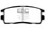 EBC 10+ Chevrolet Equinox 2.4 Greenstuff Rear Brake Pads - DP61797
