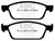 EBC 2013+ Ford Escape 1.6L/2.0L (Incl 4WD) Greenstuff Front Brake Pads - DP63008