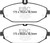 EBC 15+ Mercedes-Benz C300 (W205) 2.0 Turbo Ultimax2 Front Brake Pads - UD1794