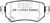 EBC 2016+ Mazda 6 2.5L Ultimax2 Rear Brake Pads - UD1874