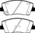 EBC 19+ Genesis G70 2.0L Turbo Ultimax Front Brake Pads - UD2117