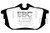 EBC 99-04 Volvo S40 1.9 Turbo T4 (200 BHP) Ultimax2 Rear Brake Pads - UD838