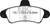 EBC 2001-2003 Mercury Cougar 2.0L Ultimax2 Rear Brake Pads - UD899