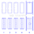 King Chevrolet 396-502 Gen IV/V/VI Main Bearing Set (Size 011) - MB556HPN011 Photo - Primary