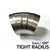 Ticon Industries 2.5in Dia 1.26D Tight Rad 45Deg Bend 1.2mm/.047in Pre Welded Titanium Pie Cut - 5pk - 141-06320-1314 User 1