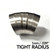 Ticon Industries 4in Dia 1D Tight Radius 45Deg Bend 1mm/.039in Pre Welded Titanium Pie Cut - 5pk - 141-10220-1313 User 1