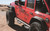 Rampage 2020+ Jeep Gladiator (JT) Rock Rail Nerf Bar - Black - 26410035 Photo - Mounted
