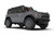 Rally Armor 21-22 Ford Bronco (Plstc Bmpr + RR - NO Rptr/Sprt) Blk Mud Flap w/Met. Blk Logo - MF85-RR-PL-MBK User 2