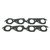 JBA Exhaust Gaskets #063-1520 - JBA Premium Header Gasket Chevrolet Pair 396-502 BBC Round Port 063-1520