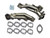 JBA Headers & Manifolds #1625S-7 - JBA Cat4Ward® Header 99-04 Mustang 4.6L 4V 1 5/8" Primary Raw 409 1625S-7