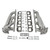 JBA Headers & Manifolds #1945S-1JS - JBA Cat4Ward® Header 96-03 Dodge Truck 5.2/5.9L Magnum 1 1/2" Primary Silver Ctd 1945S-1JS