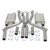 JBA Catback #40-1666 - JBA Cat-Back Exhaust 08-14 Dodge Challenger 5.7L 409SS Dual Rear 40-1666