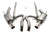 JBA Catback #40-2644 - JBA Cat-Back Exhaust 11-14 Ford Mustang GT/GT500 5.0L, 5.4/5.8L 409SS Dual Rear 40-2644