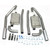 JBA Catback #40-2654 - JBA Header Back Exhaust 65-70 Ford Mustang 260-428 409SS Dual Turn Down Under Rear Valance 40-2654