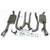 JBA Catback #40-3109 - JBA Cat-Back Exhaust 2004 Pontiac GTO 5.7L 409SS "Split" Dual Rear 40-3109