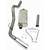 JBA Catback #40-9014 - JBA Cat-Back Exhaust 00-06 Toyota Tundra 4.7L 409SS Pass Side Single 40-9014