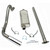 JBA Catback #40-9016 - JBA Cat-Back Exhaust 05-12 Toyota Tacoma All 2.7/4.0L exc. LB 409SS Pass Side Single 40-9016
