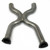 JBA Connecting Pipes #6651SX - JBA X-Pipe 65-70 Mustang 260-302 SBF 409SS 6651SX