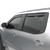 EGR 2022+ Nissan Frontier In Channel Window Visors Front/Rear Set Matte Black Crew Cab - 576045 Photo - Close Up