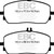 EBC 2020+ Mercedes-Benz GLA250 (H247) 2.0T Greenstuff Front Brake Pads - DP62390 Photo - Primary