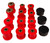 Energy Suspension 01-05 Lexus IS300 Rear Control Arm Bushing Set - Red - 8.3140R Photo - Unmounted
