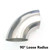 Ticon Industries 1.25in Titanium 90 Degree Elbow - 1.2D Radius 1mm/.039in (No Leg) - 101-03254-3110 User 1