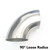 Ticon Industries 2.5in Titanium 90 Degree Elbow - 1.5D Radius 1mm/.039in (No Leg) - 101-06353-3115 User 1