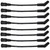 Moroso Ford 7.3L Godzilla 135 Deg Boots 8mm Unsleeved Ultra Ignition Wire Set -  Black - 51076 User 1