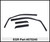 EGR 14-22 Jeep Cherokee In-Channel Window Visors Front/Rear Set Matte Black - 575245 Thumbnail