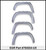 EGR 19-22 Ford Ranger Painted To Code Ingot Traditional Bolt-On Look Fender Flares Silver Set Of 4 - 793554-UX Thumbnail