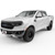 EGR 19-22 Ford Ranger Painted To Code Oxford Traditional Bolt-On Look Fender Flares White Set Of 4 - 793554-YZ Photo - Primary