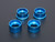 Cusco Rear Cross Member Rigid Mount Collar Set Billet Alum 2021+ Toyota GR Yaris 1.6L AWD - Blue - 1C7 927 A User 1