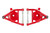 UMI Performance 73-87 GM C10 Street Performance Lower Control Arms - Red - 6432-R Photo - Close Up