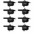 MSD Ignition Coil - Pro Power Series - LS Truck Style - Black - 8-Pack