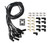 ACCEL Spark Plug Wire Set - Universal - 135 Deg Black Ceramic Boots