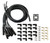 ACCEL Spark Plug Wire Set - Universal - 180 Deg Black Ceramic Boots