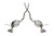 Corsa 11-21 Jeep Grand Cherokee Xtreme 2.5in Cat-Back Dual Rear Exit w/Twin 4in Polished Tips - 21188 Photo - Primary