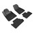 3D MAXpider 21-23 Polestar 2 Elitect 1st & 2nd Row Floormats - Black - E1PS00001809 Photo - Primary